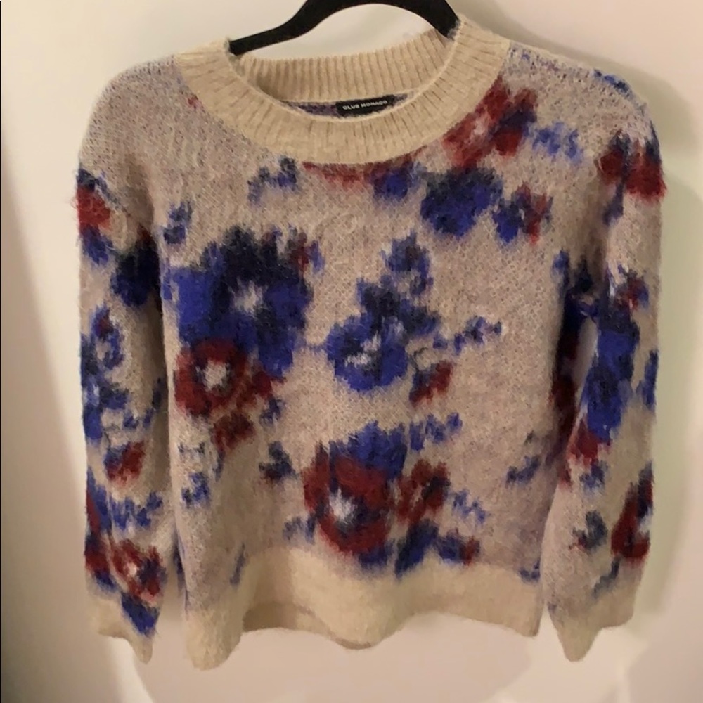 Club Monaco Floral Sweater